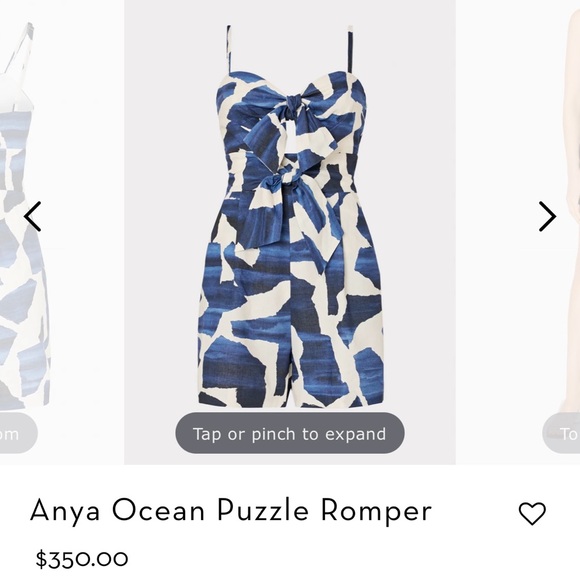 Milly Cabana Anya Ocean Puzzle Romper - Picture 1 of 5